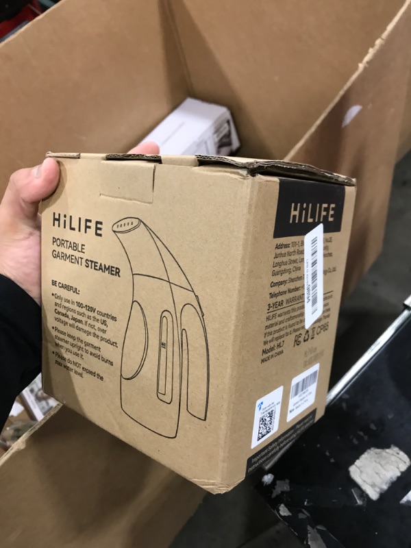 Photo 1 of HiLIFE Steamer for Clothes, Portable Handheld Design, 240ml Big Capacity, 700W, Strong Penetrating Steam, Removes Wrinkle, for Home, Office(ONLY FOR 120V)