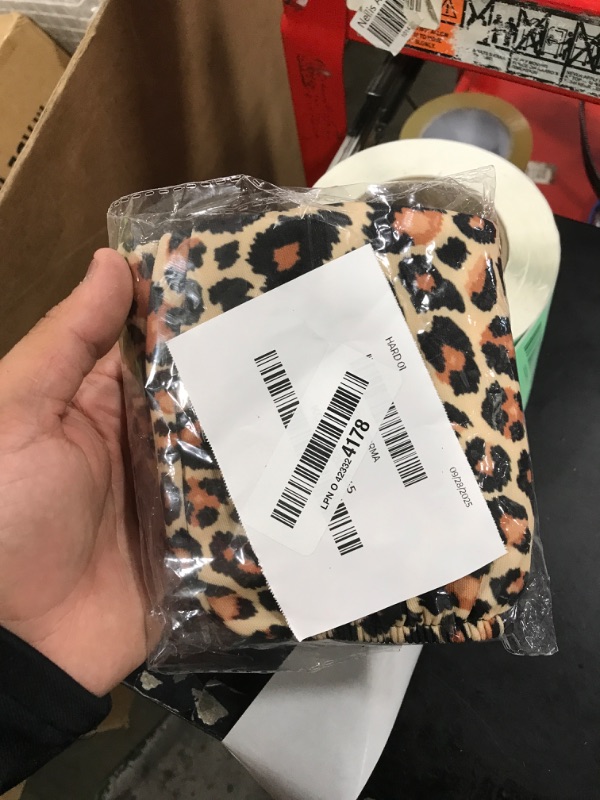 Photo 1 of Yobvec Cheetah Print Car Seat Headrest Covers Universal Size, Soft Breathable Leopard Car Accessories 2 Packs