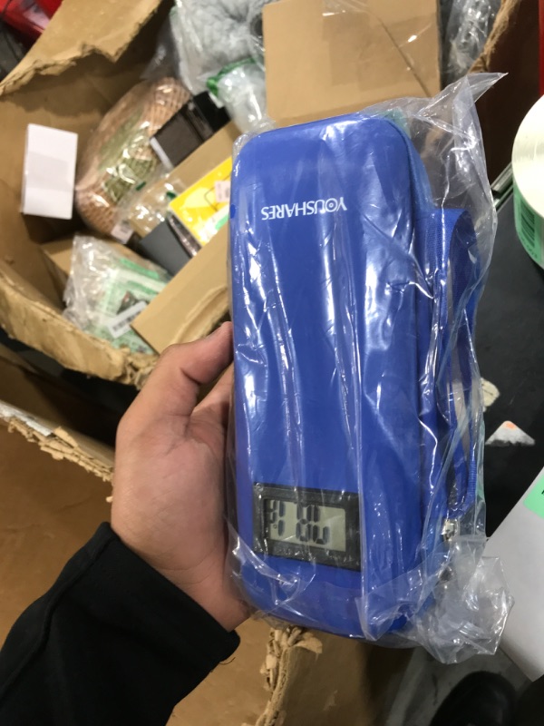 Photo 1 of YOUSHARES Insulin Cooler Travel Case with Temperature Display - Refrigerated Medicine Cooling Bag with 2 TSA Approved Ice Pack, Medication Pen Diabetic Supplies Organizer for Trip and Daily