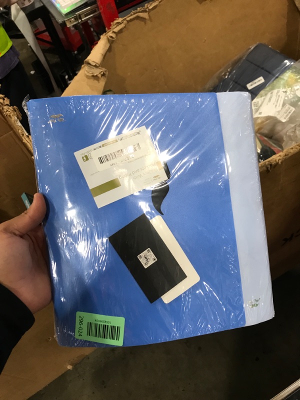 Photo 1 of Mr. Pen- Plastic Folders with Pockets and Prongs, 5 Pack, Letter Size, Blue Shades, Flexible Plastic Folders with Prongs