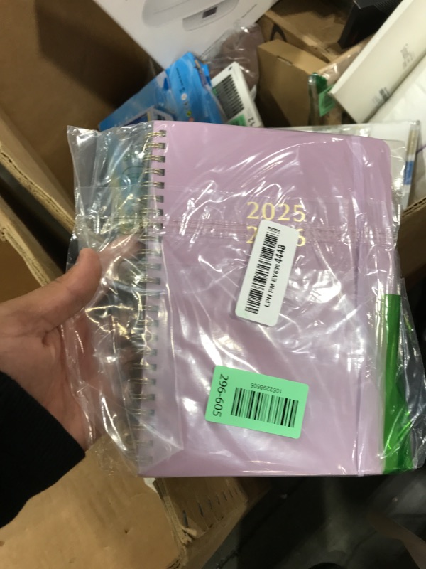 Photo 1 of Academic Planner 2025-2026, Weekly and Monthly Agenda Planner, Daily Calendar Planning Notebook (July 2025 - June 2026), School Teacher Student Supplies, A5 (6.2" x 8.5"), Purple