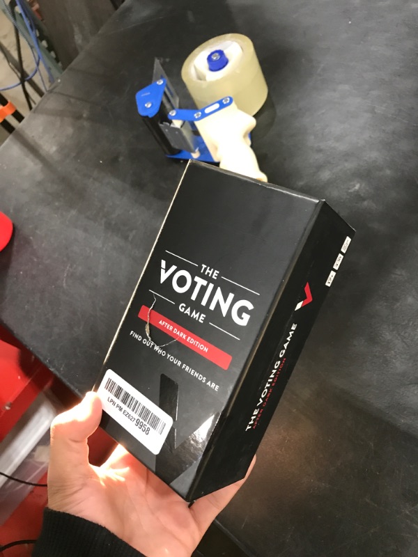 Photo 1 of The Voting Game After Dark Edition - The Hilarious Adult Party Card Game About Finding Out Who Your Friends are - Perfect for College Students, Fun Parties and Board Games Night with Your Group