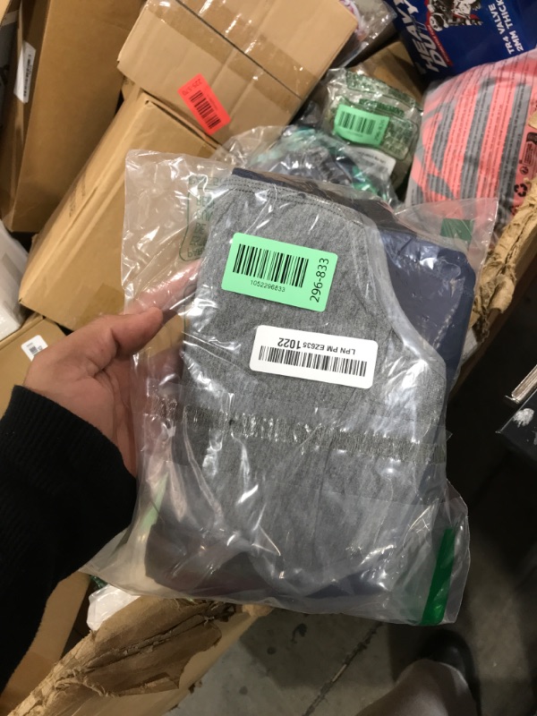 Photo 1 of TANSTC Reusable Menstrual Panties Women Heavy Flow Leakproof Cotton Postpartum Hipster 3 Pack Black Blue Grey L