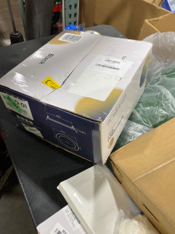 Photo 1 of POWERASIA 12 Pack 6 Inch Ultra-Thin LED Recessed Ceiling Light with Junction Box, 5CCT Dimmable 2700K/3000K/4000K/5000K/6000K,15W 1200lm Can Killer Downlight-ETL and Energy Star Certified