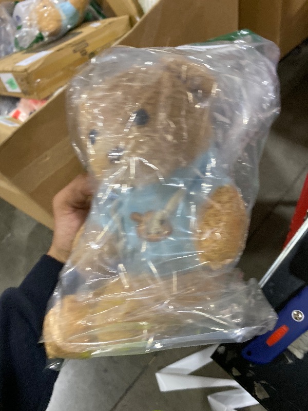 Photo 1 of 11.8 inches Teddy Bear Stuffed Animals Soft Plush Cute Teddy Bear Doll for Boys Girls (Blue)