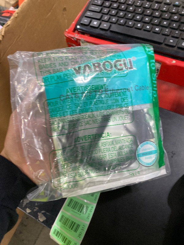 Photo 1 of Vabogu Cat 8 Ethernet Cable, 3ft Heavy Duty High Speed Internet Network Cable, 26AWG, 2000Mhz 40Gbps with Gold Plated RJ45 Connectors, Shielded for Indoor & Outdoor Use