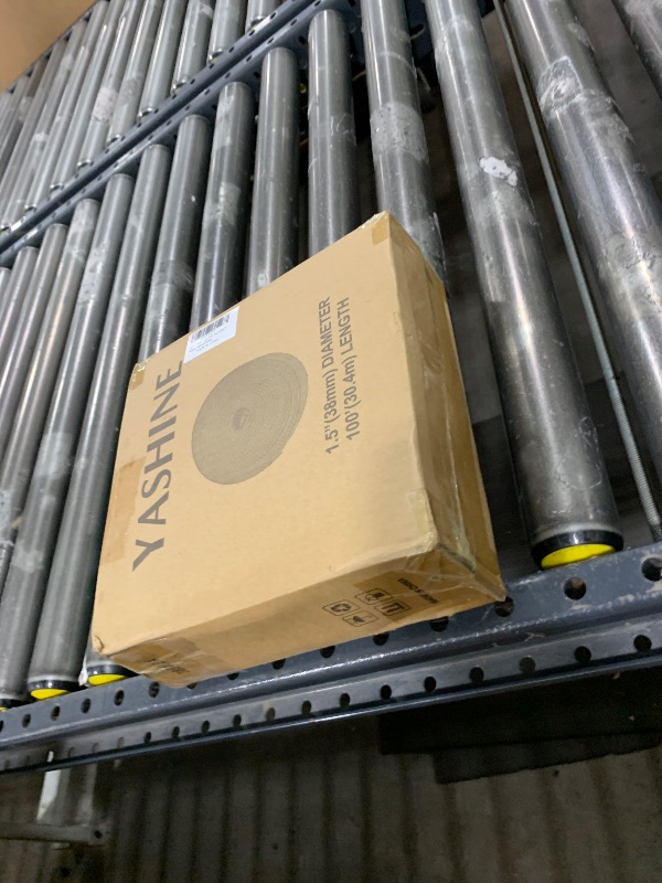 Photo 1 of YASHINE PVC HOSE 1-1/2"*100ft, Pool Backwash Hose, Heavy Duty Reinforced Blue PVC Lay Flat Water, For Swimming Drain Pools and Clean Filters, with 2 Clamp