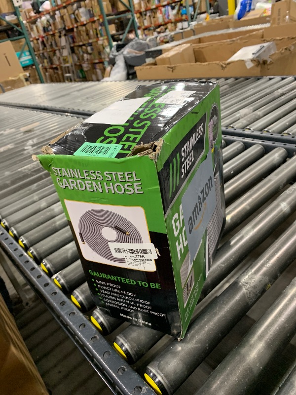 Photo 1 of Advinski Garden Hose 100FT, Water Hose with 10 Function Nozzle, Garden Hose Metal with Leak-proof Connectors, No-Kink, Lightweight, Puncture-proof, Pet-proof, Sturdy, 550PSI, Hose for Outdoor, Yard