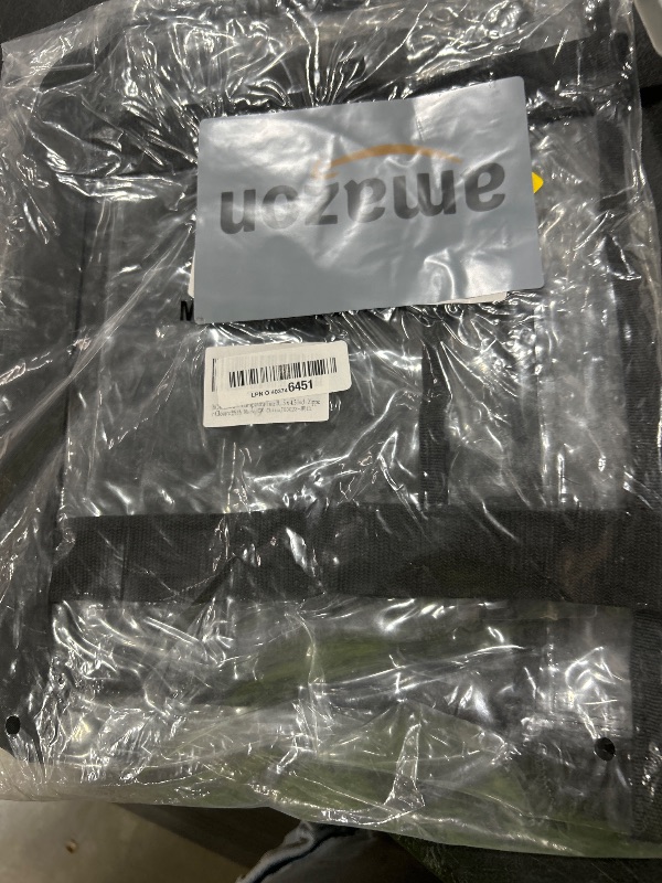 Photo 1 of BORMELUN Transparent Tote Bag for Women - Black Heavy Duty 16-Inch zipper Clear Plastic See Through Laptop Purse 16 x 12.5 x 4.5 inch Zipper Closure