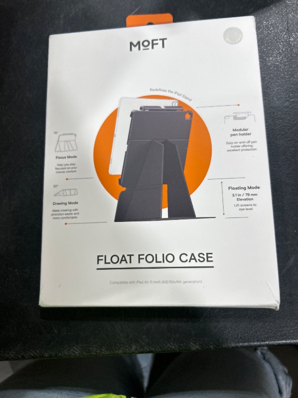 Photo 1 of MOFT Folio Case iPad Air 11 Inch Case (M3/M2-2025/2024), iPad Air 5th Generation 2022/4th Gen 2020 10.9 Inch with Detachable Pencil Holder, Multi-Angle Viewing, Auto Sleep/Wake, Misty Cove
