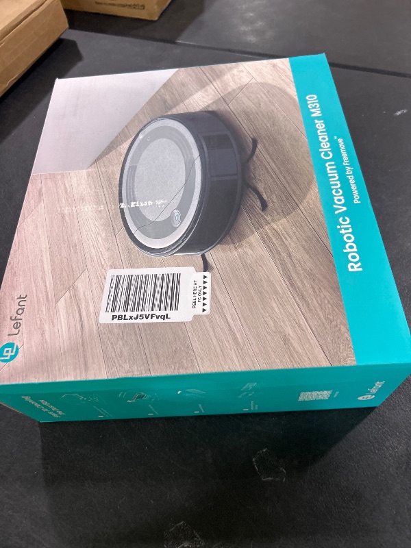 Photo 1 of Lefant M310 Robot Vacuum Cleaner– 4500Pa Suction, Ultra-Slim & Quiet, PreciSense Obstacle Avoidance, WiFi/App/Voice Control, 160-Min Runtime, Self-Charging – Ideal for Pet Hair & Hard Floors (Gray)