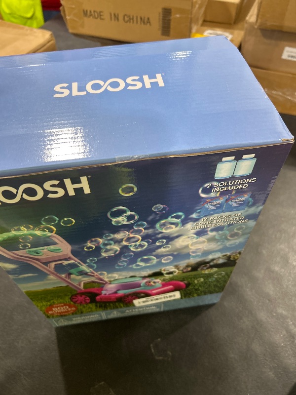 Photo 1 of SLOOSH Bubble Lawn Mower Toddler Toys - Kids Bubble Machine Summer Outdoor Push Toy Games, Backyard Garden Outside Play Toddlers Preschool Boys Girls Birthday Gifts (Pink)