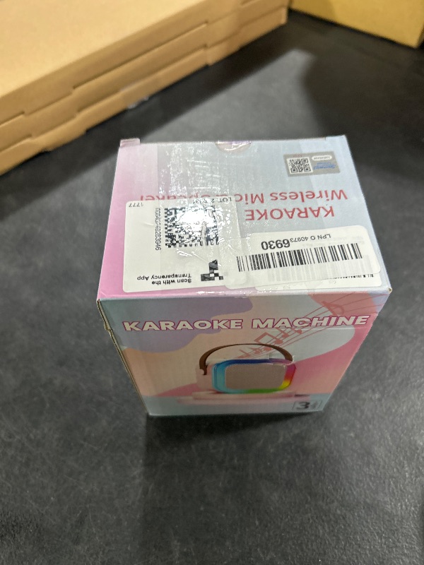 Photo 1 of Mini Karaoke Machine for Kids Adults, Portable Bluetooth Speaker with 2 Wireless Karaoke Microphones,2025 TOP Birthday Gifts Toys for Boys 3,4, 5, 6, 7, 8+Years Old Toddler Karaoke Player