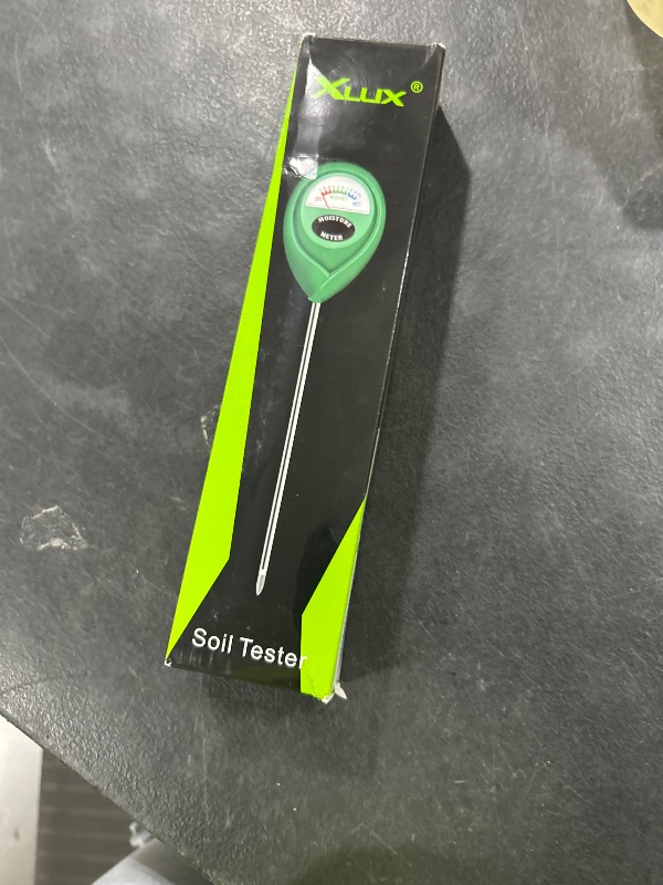 Photo 1 of XLUX Soil Moisture Meter, Plant Water Monitor, Hygrometer Sensor for Gardening, Farming, Indoor and Outdoor Plants, No Batteries Required
