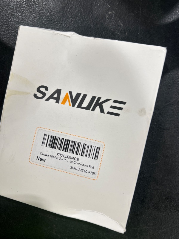 Photo 1 of Sanuke 105Pcs 22-16 AWG - 3/8" Heat Shrink Ring Terminals 0.7mm Tinned Pure-Copper Marine Grade Waterproof Heat Shrink Wire Connectors Red