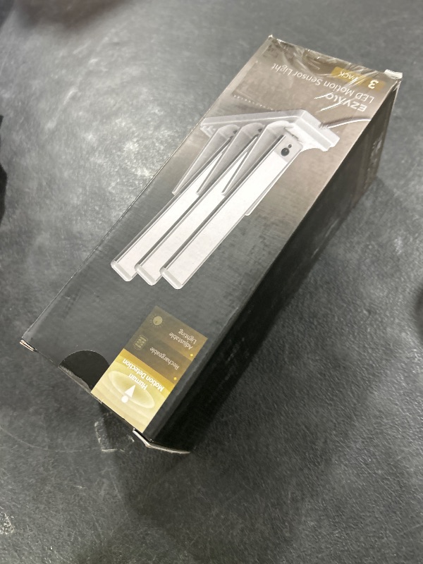 Photo 1 of EZVALO Under Cabinet Lighting with Charging Station, Rechargeable Motion Sensor Light Indoor, Dimmable Closet Lights Wireless, 5700K, Motion Activated Under Counter Lights for Kitchen,Pantry(3 Pcs)