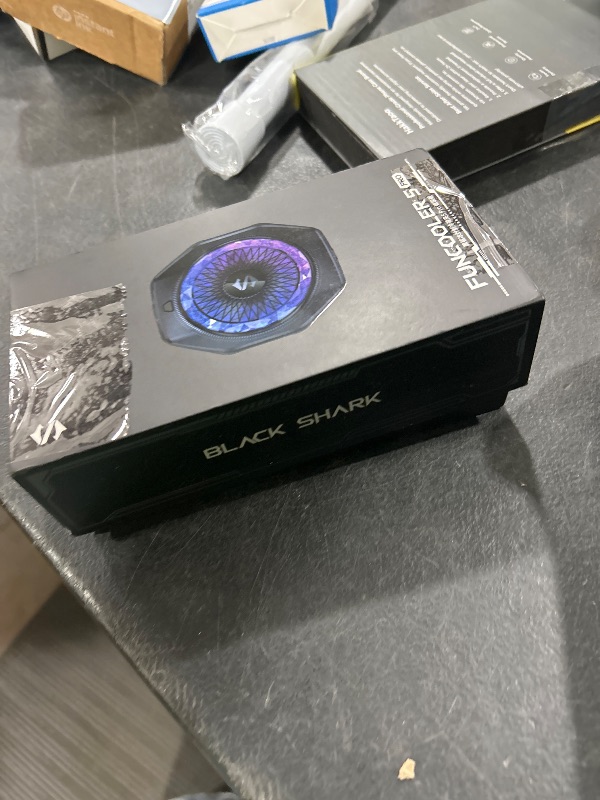 Photo 1 of Black Shark Magnetic Phone Cooler 5 Pro - 18 Addressable RGB LEDs, Detachable Grip, APP-Controlled Thermostatic Cooling Fan for iPhone MagSafe/Android/iPad -Gaming/Streaming/Photography