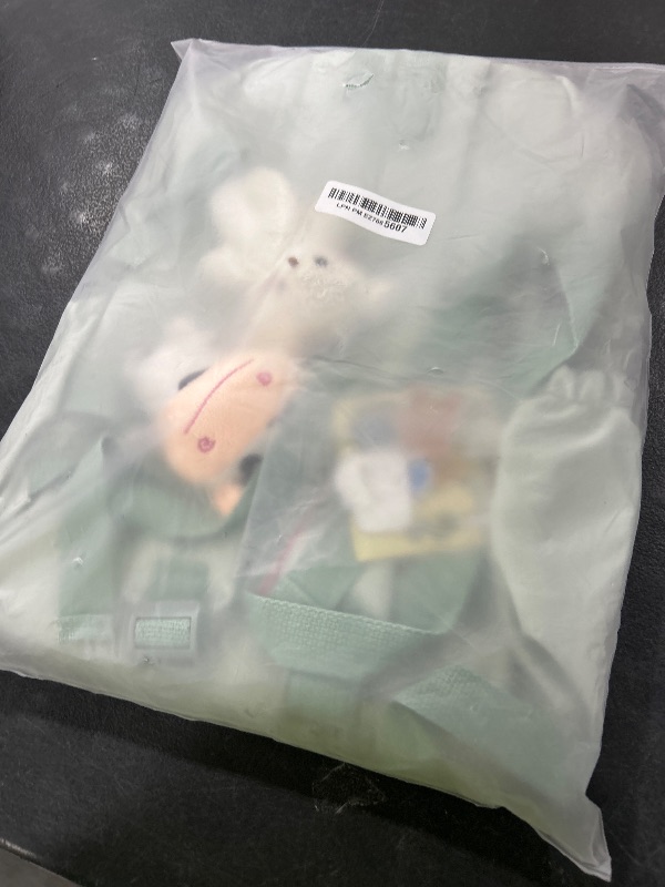 Photo 1 of AoMoon Kawaii Backpack Lovely Pastel Rucksack for Teen Girls Aesthetic Student Bookbags with Kawaii Pin and Cute Accessories (Light Green-C)