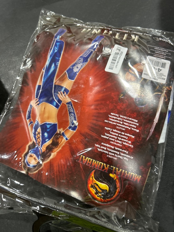 Photo 1 of Secret Wishes womens Mortal Kombat Kitana Party Supplies, Blue, Small US
