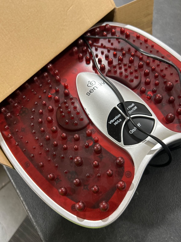Photo 1 of Sensiv Acupressure Foot Massager for Blood Circulation and Pain Relief for Foot Pain and Plantar Fasciitis Relief Infrared Heat with Adjustable Vibration