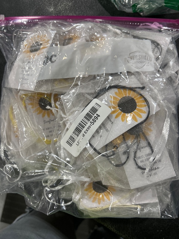 Photo 1 of Huquary 36 Set Inspirational Gifts Bulk Sunflower Bracelets for Women Handmade Sunflower Bracelets with Thank You Cards for Friendship Women Coworker Sunshine Party Favors