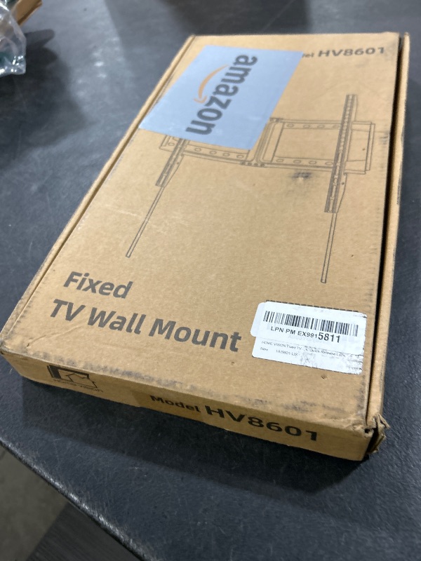 Photo 1 of HOME VISION Heavy Duty Fixed TV Wall Mount for Most 32-86 Inch Flat TVs, Max VESA 600X400mm up to 165lbs Fits 16/18/24 Inch Wood Studs, Universal Low Profile Wall Mount TV Bracket, Space Saving HV8601