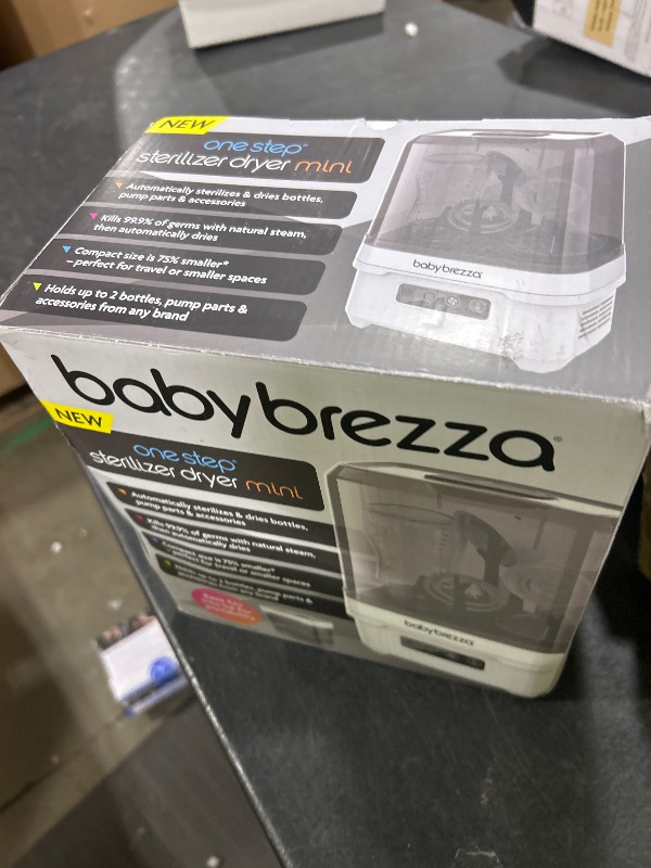 Photo 1 of Baby Brezza Portable Baby Bottle Sterilizer Dryer for Travel - Mini Sterilizer Fits Bottles, Pump Parts and Accessories