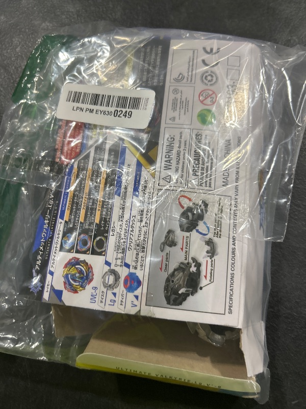 Photo 1 of Konikiwa Bey Battling String Launcher, B-193 Ultimate Valkyrie Battle Top Burst Set, Left and Right Spin DB Launcher Compatible with All Bey Burst Series - Blue