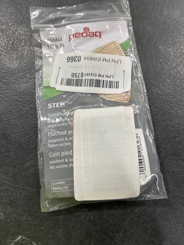 Photo 1 of pedag Step | Arch Support Inserts | Durable Foot Arch Support for Flats | Arch Pad and Inserts for Shoes | Self-Adhesive | Ideal for Comfort and Relief | Tan Leather | Small