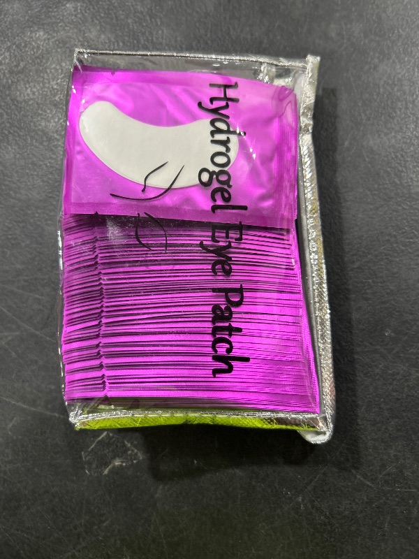 Photo 1 of Qleng 110 Pairs Under Eye Pads Gel Patch, Hydrogel Lash Patches Set for Eyelash Extension Supplies Tools