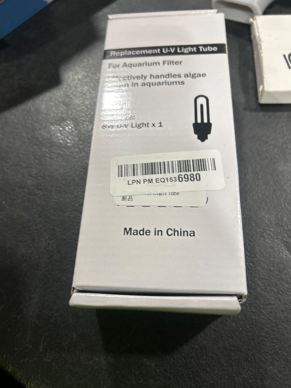 Photo 1 of AquaMiracle Replacement Light Bulb for Aquarium Filter, Fish Tank Filter Replacement Parts, Including 1 x Light Bulb