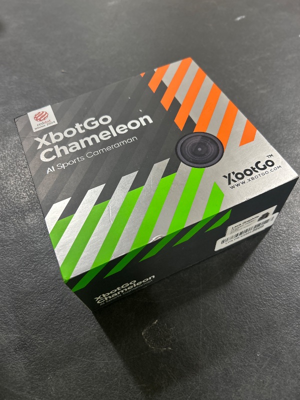 Photo 1 of XbotGo Chameleon AI Auto Sports Action Camera - 4K 60FPS Soccer Camera and Basketball Tracking Camera for Team Sports, Live Streaming, No Subscription, Works with iOS & Android (Lava Graphite)
