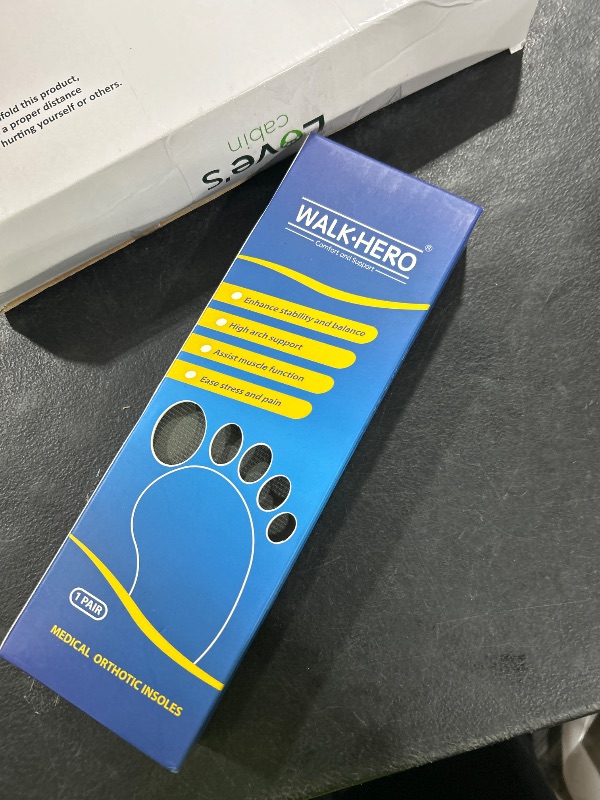 Photo 1 of Plantar Fasciitis Feet Insoles Arch Supports Orthotics Inserts Relieve Flat Feet, High Arch (Mens 5-5 1/2 | Womens 7-7 1/2)