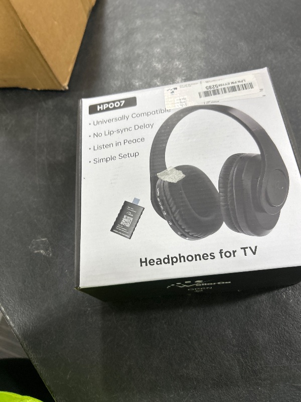 Photo 1 of WallarGe Wireless Headphones for TV Watching, Comfortable for Seniors with Bluetooth 5.3, Easy Setup Headphones with USB Transmitter, 25 Hours Play and No Audio Delay