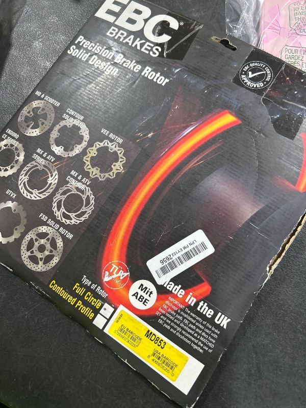 Photo 1 of EBC Brakes MD853 Stainless Steel Solid Brake Rotor