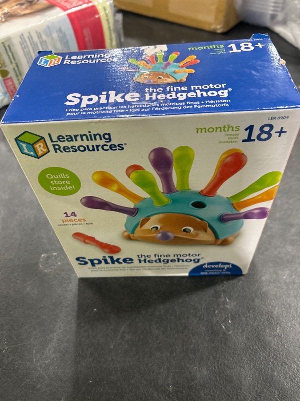 Photo 1 of Learning Resources Spike The Fine Motor Hedgehog - Toddler Montessori Toys, Stacking Shape, Gifts For Boys And Girls, Sorting And Matching Skill Activities, Educational Games, Kindergarten