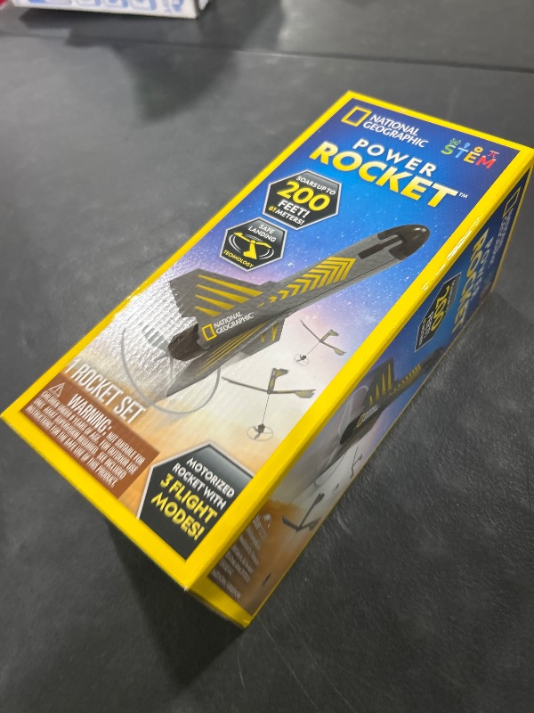 Photo 1 of National Geographic Rocket Launcher - Motorized Air Rocket Toy, Launch up to 200 ft, Outdoor Toys & Model Rockets, Gifts for Kids Ages 8-12, Space Toys