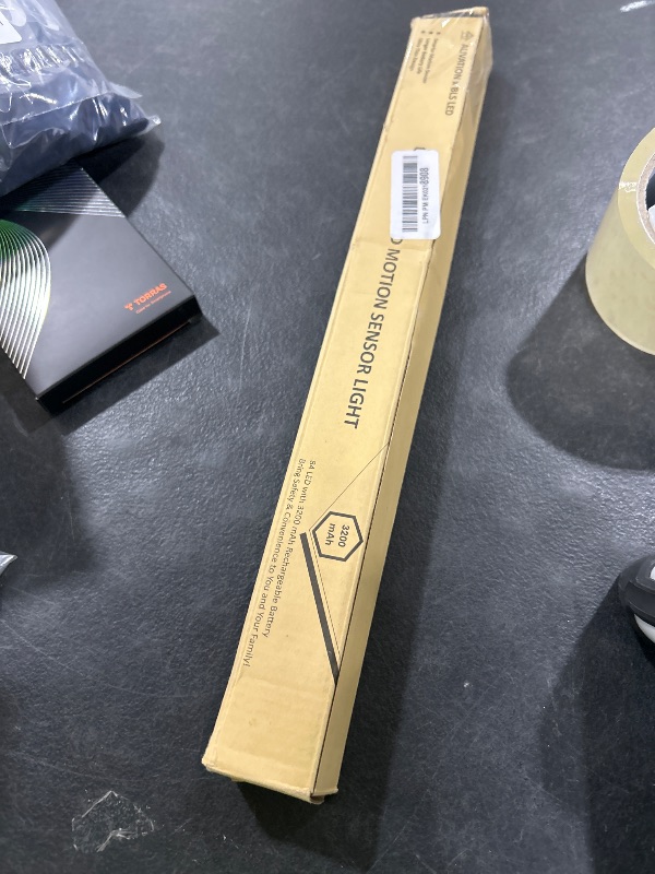 Photo 1 of BLS 84 LED Closet Lights - Battery Powered, Super Bright Under Cabinet Lighting with Motion Sensor, Wireless, 3200mah Rechargeable Battery, 120 Days Run Time