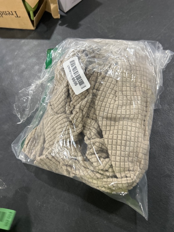 Photo 1 of NORTHERN BROTHERS Chair Covers for Dining Room 3 Pack, Kitchen Chair Covers Protector for Dining Room?Taupe?