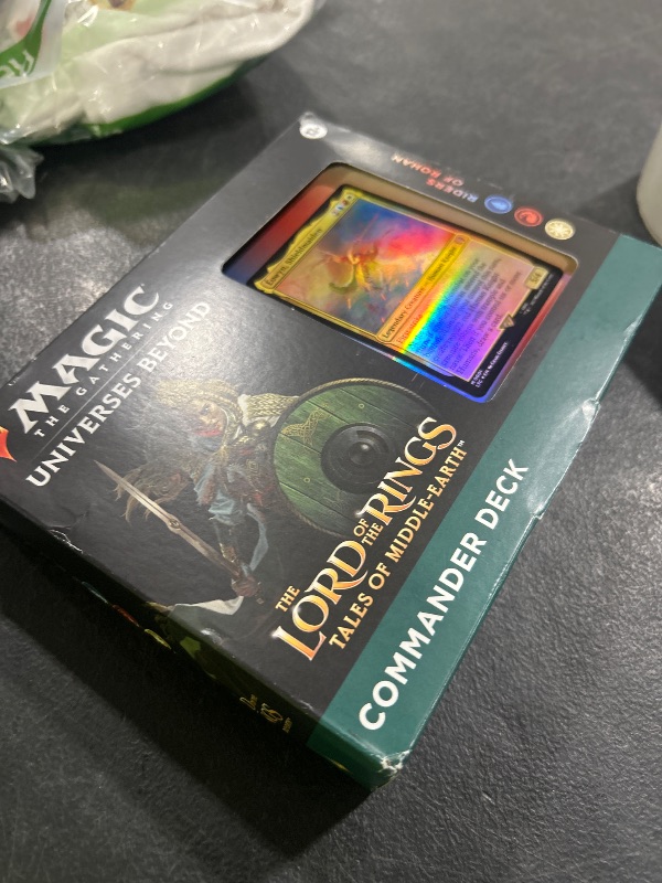Photo 1 of Magic The Gathering The Lord of The Rings: Tales of Middle-Earth Commander Deck 1 + Collector Booster Sample Pack