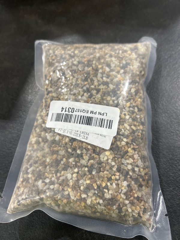 Photo 1 of FANTIAN 2 lbs Aquarium Sand. 1/16 Inch Coarse Pea Gravel for Fish Tank Substrate, Terrariums, Vase, Plant, Soil Cover and Outdoor Landscaping Small River Stones
