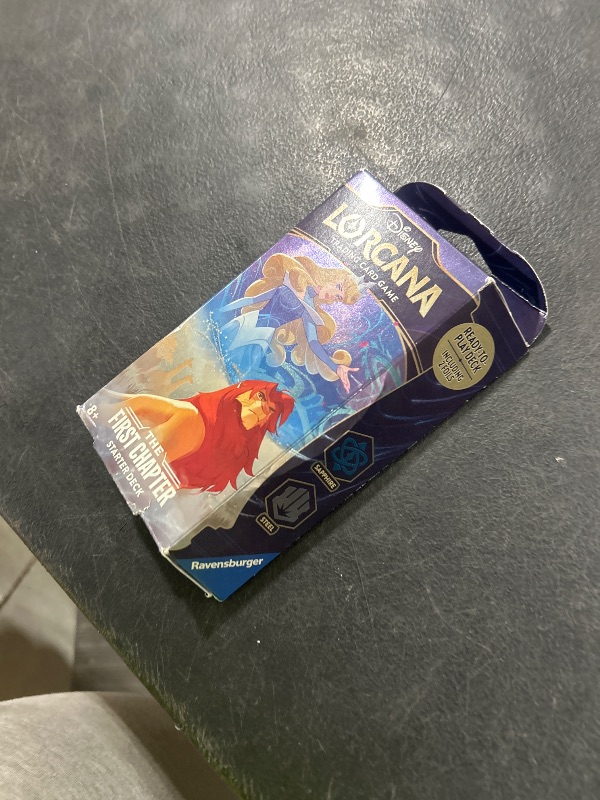 Photo 1 of Ravensburger Disney Lorcana TCG: The First Chapter - Sapphire & Steel Single-Player Starter Deck | Engaging Gameplay | Over 200 Original Disney Artworks | Ideal for Ages 8+