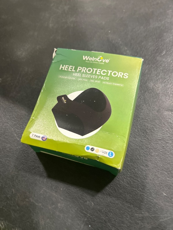Photo 1 of Plantar Fasciitis Gel Heel Protectors - Welnove Heel Cups for Women Men Heels Spur Pain Relief - Heel Inserts Pads for Achilles Tendonitis Dry Cracked Heel Support Cushion(W 9.5-13 / M 8.5-14)