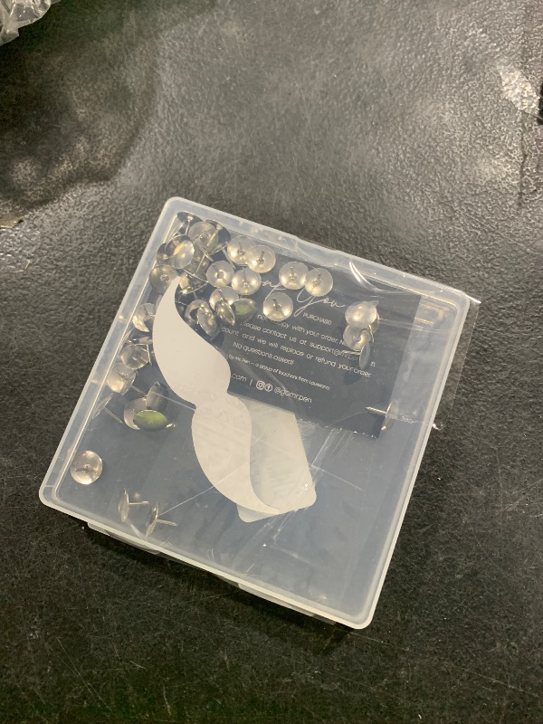 Photo 1 of Mr. Pen Thumb Tack, Flat Push Pins, Silver Thumb Tacks, 500 Pack
