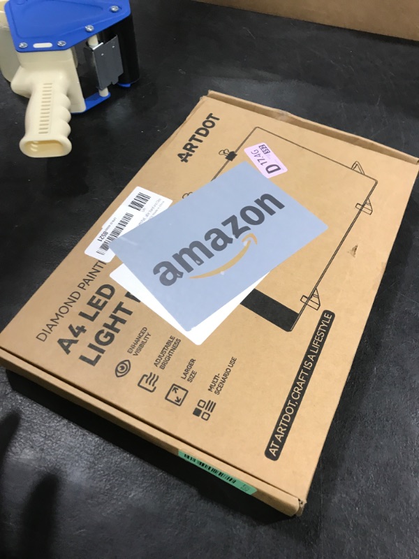 Photo 1 of ARTDOT A4 LED Light Pad for Diamond Painting Kits for Adults, USB Powered Adjustable Brightness Diamond Art Light Board with Accessories
