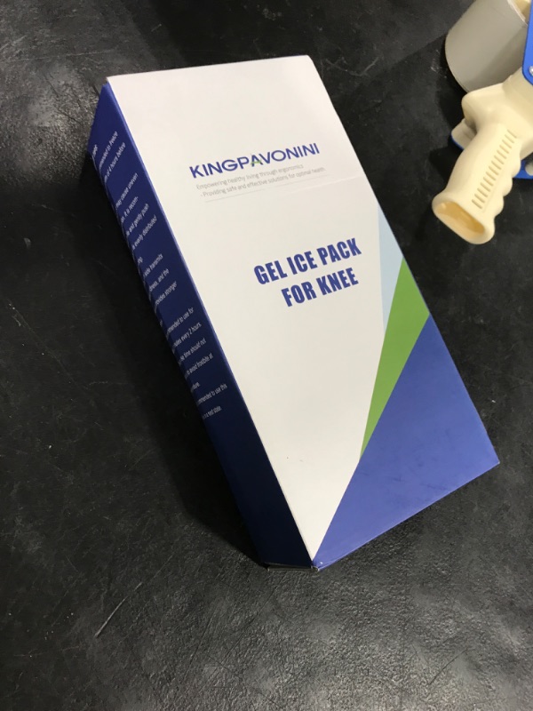 Photo 1 of XXL Knee Ice Pack Wrap Around Entire Knee After Surgery, Reusable Gel Pack for Injuries, Large Ice Pack for Pain Relief, Swelling, Surgery, Sports Injuries, 1 Pack