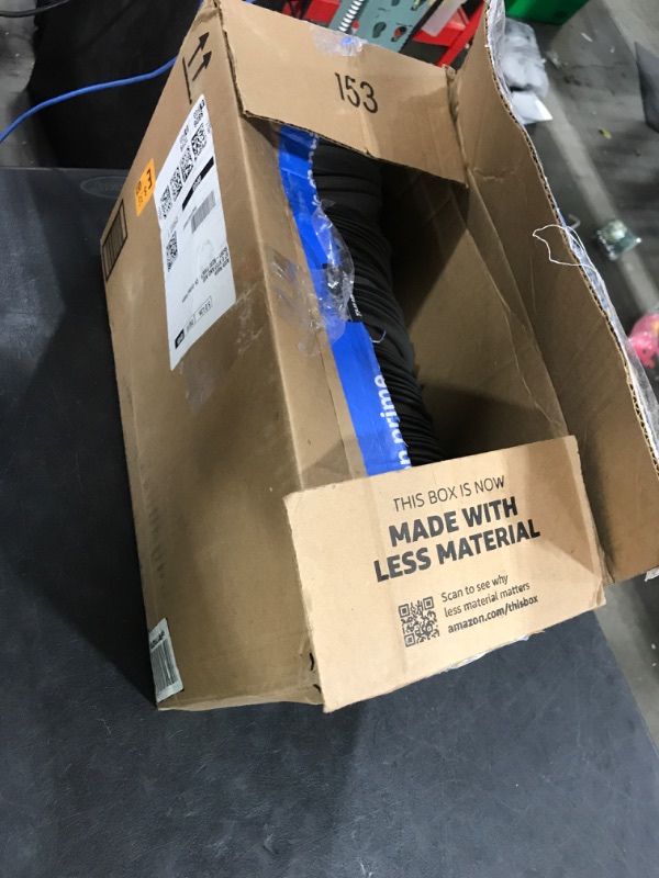 Photo 1 of Hon&Guan 6'' Insulated Flexible Duct 8 FT Long, Gray Noise Reducer Hose Silencer for Inline Duct Fan of Air Conditioner HVAC Ventilation System.