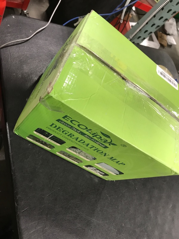 Photo 1 of ECOLipak 100% Compostable 5 Compartment Plates, 125 Pack Disposable Paper Plates, Heavy-Duty Biodegradable Sugarcane Plates, Eco-Friendly School Lunch Trays
