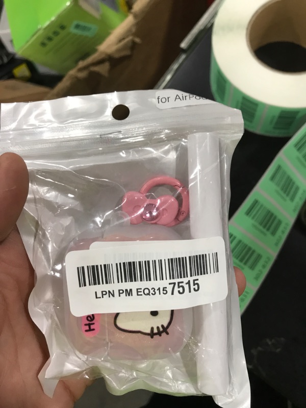 Photo 1 of Compatible with AirPods 4 Case Cover 2024 with Cleaning Kit,Cartoon Kawaii for AirPods 4th Generation Case Silicone case for Apple Airpods 4 with Keychain for Women Girls (Hello Kitty)