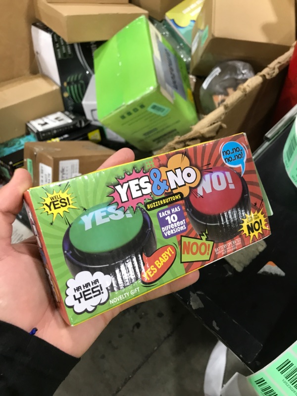 Photo 1 of Talking Yes & No Buzzer Buttons - Pack of 2